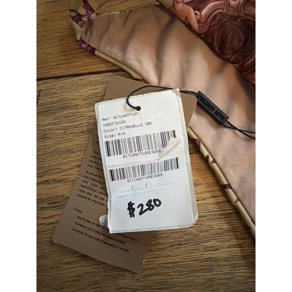 Adriana Degreas Vintage Triangle Bikini Set Citronelle Womens Size Small - Picture 7 of 7